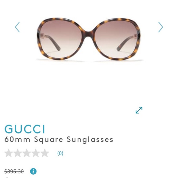 Women’s Gucci 60mm square sunglasses - Picture 4 of 7